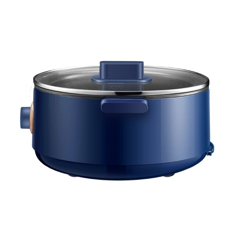 美的(Midea) 电火锅BG-H6 多功能不粘一体2L电炒电热电煮锅料理蒸锅