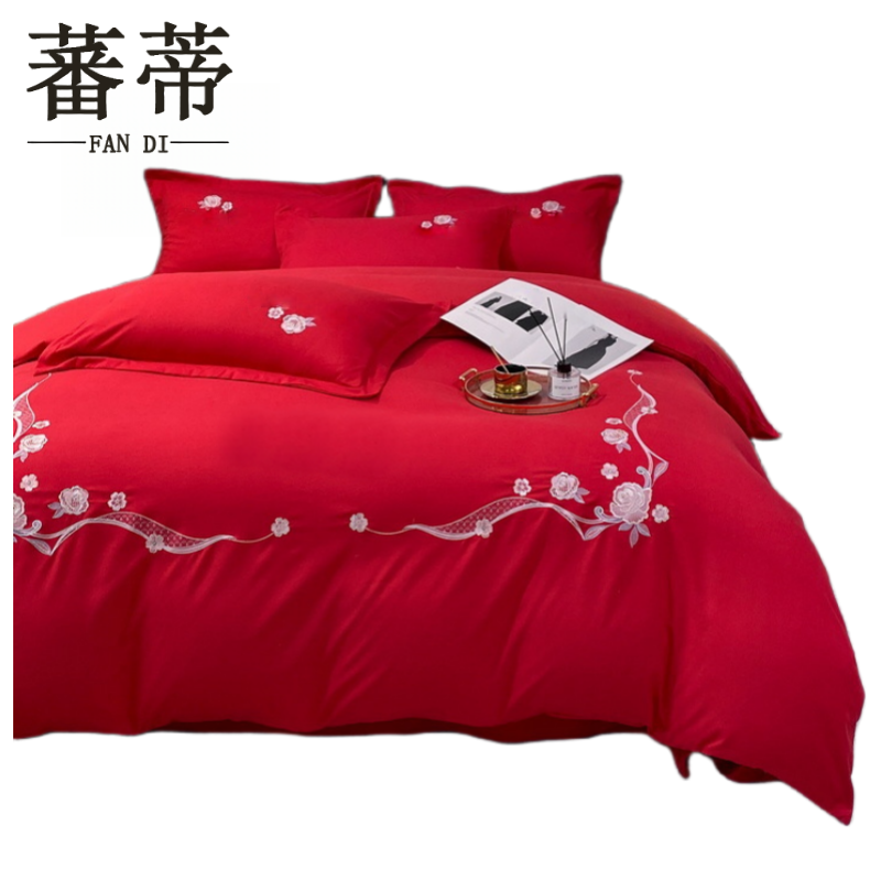 蕃蒂床品四件套2.2*2.4m套高清大图