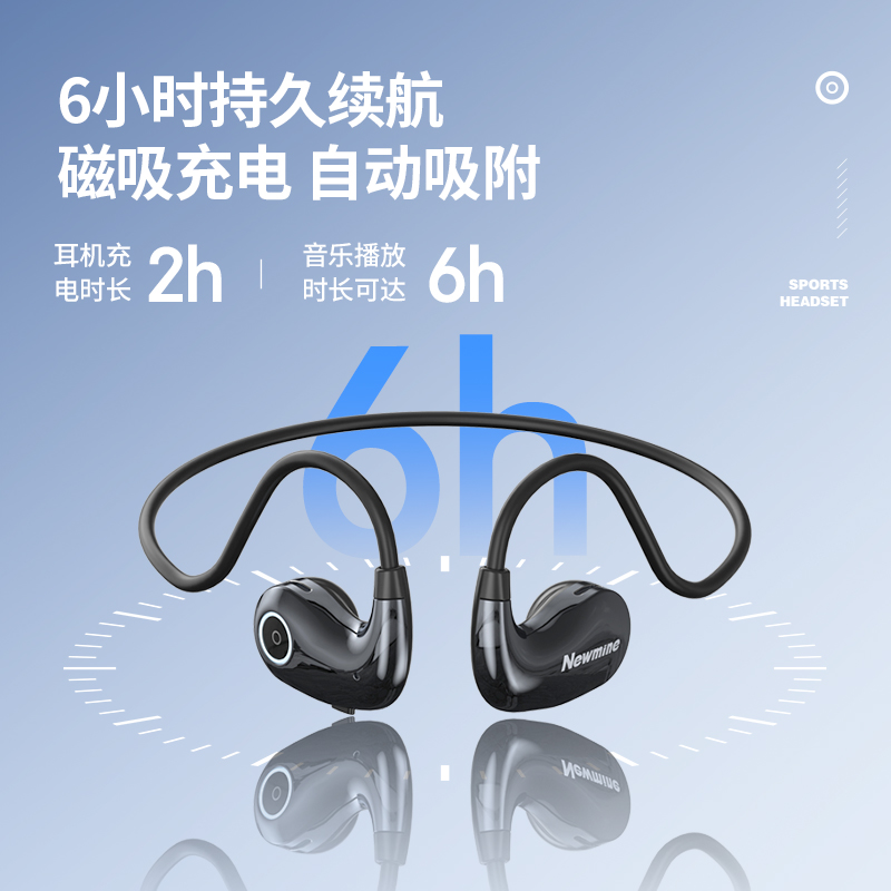 纽曼(Newmine)无线耳机F850 白色高清大图