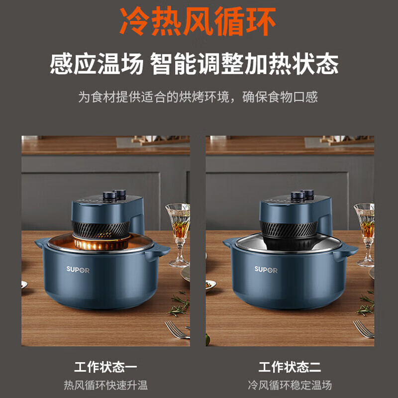 苏泊尔空气炸锅KJ50DQ75空气炸锅高清大图