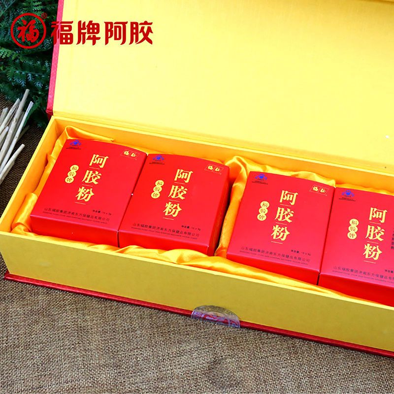 福牌阿胶粉180g山东东阿镇阿胶速溶粉3g*60袋阿胶打粉原阿胶粉