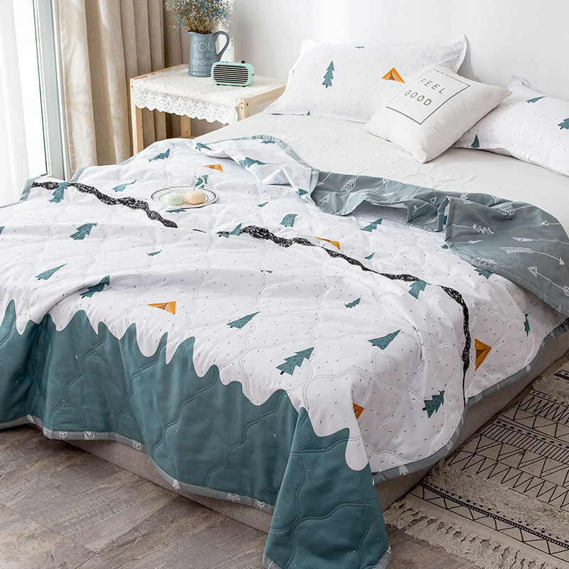 薄款夏季空调被 春秋被子夏被 夏天家用双人床水洗棉被子