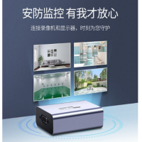 绿联VGA延长器100米 vga转rj45网线网络传输器 笔记本电脑监控主机接显示器投影仪信号放大器 (发射+接收)一对