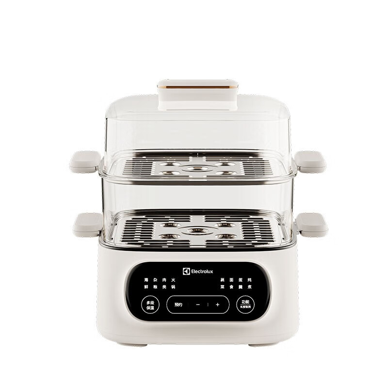 伊莱克斯 多功能电蒸锅1000W 2.3L+7L EGFS6110