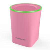iKANOO卡农i-208(青春派)便携式蓝牙音箱(樱花粉)