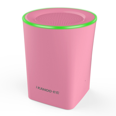iKANOO卡农i-208(青春派)便携式蓝牙音箱(樱花粉)