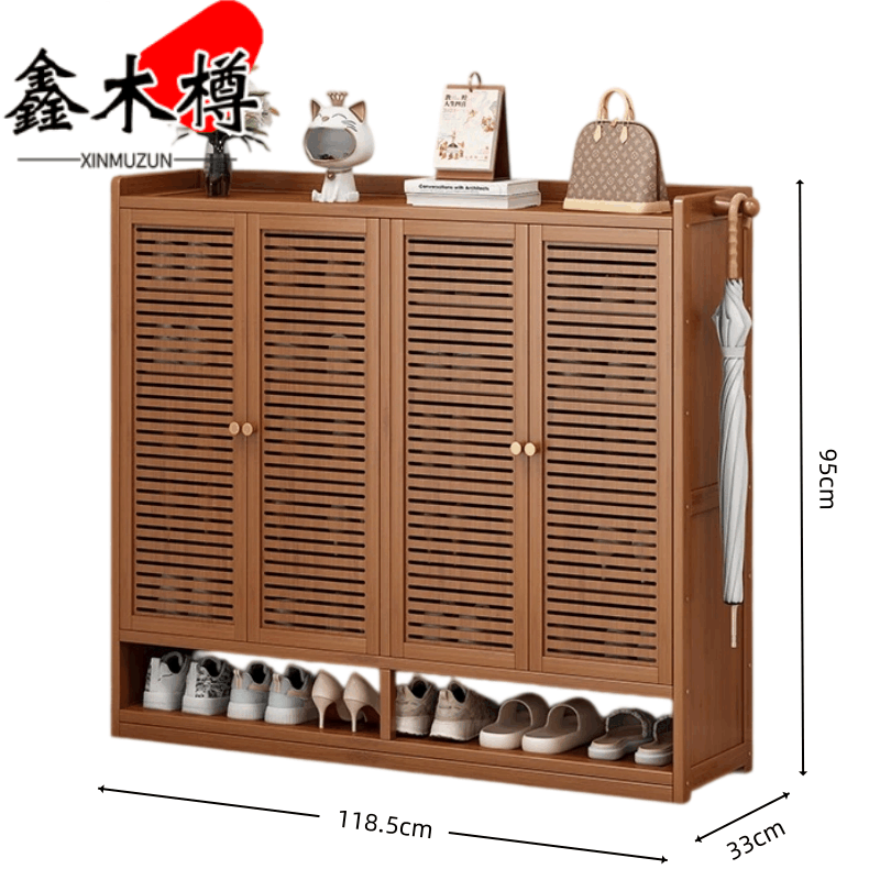 鑫木樽木质鞋柜95cm个图片