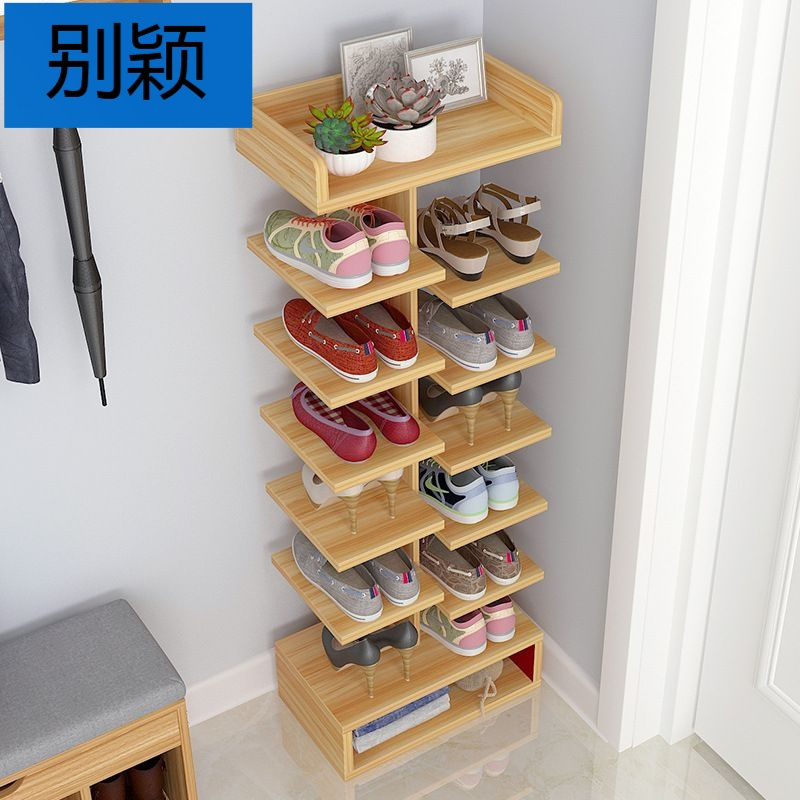 别颖鞋架简易家用省空间经济型板式进口外放鞋子小号鞋架子置物架