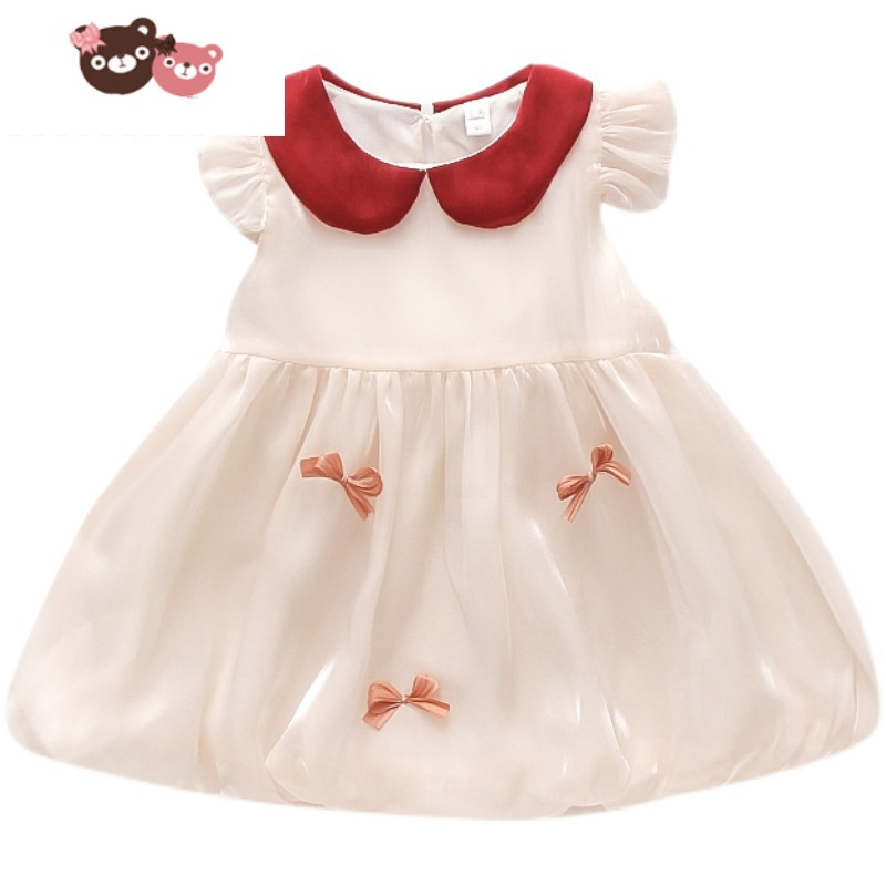 绿彩虹光女童连衣裙夏装暮云纱女宝宝儿童裙子洋气夏季时尚韩版公主裙