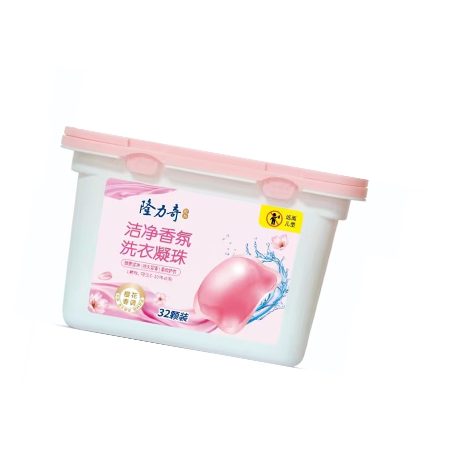 隆力奇256g 洁净香氛洗衣凝珠(单位:盒)高清大图