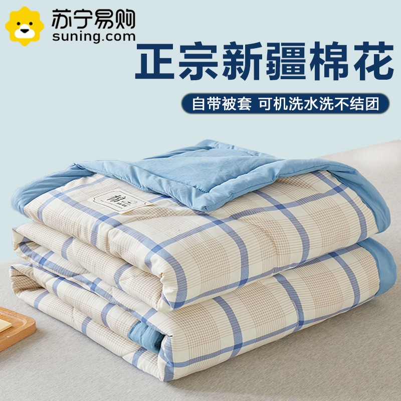 卡洛儿杜香新疆纯棉花空调被夏凉被子儿童夏季薄款棉被芯可机洗水洗夏被