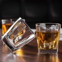青苹果玻璃杯洋酒杯烈酒杯水杯套装威士忌酒杯