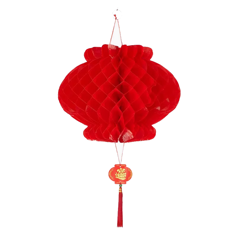 锦瑞星挂饰蜂窝灯笼加厚10个15cm/包高清大图