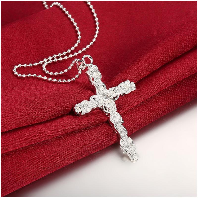 N359 Women Silver Necklace 镀925纯银女项链日韩版锁骨链潮人送女朋友七夕情人节礼物