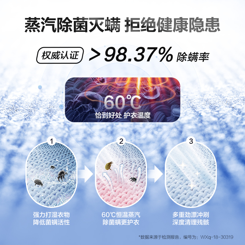 统帅(Leader)海尔出品10公斤 变频全自动 滚筒洗衣机 洗烘一体机 洗干一体机 微蒸汽空气洗@G1012HB76S高清大图