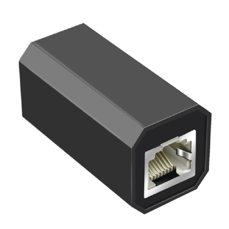 全极 QJ-WXZTT01 宽带网线延长器 RJ45网络直通头网络延长器 白色 10个/包 单位:包高清大图