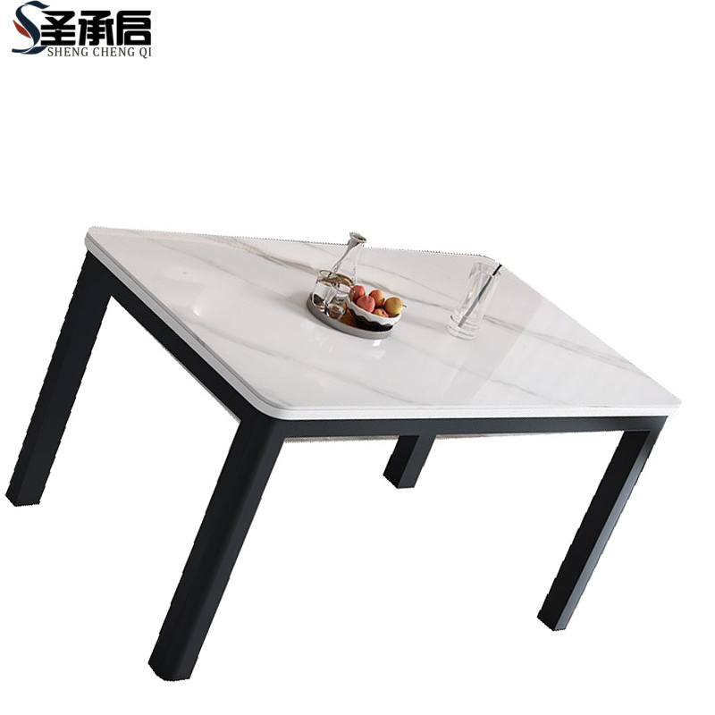 圣承启玻璃餐桌1.2米单桌张高清大图