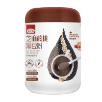 燕之坊黑芝麻桑椹核桃黑豆粉饱腹食品黑芝麻糊500g