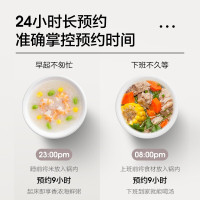 苏泊尔(SUPOR)电压力锅4.8L/升大容量智能高压力锅不粘锅底盘加热预约保温功能 3-6人