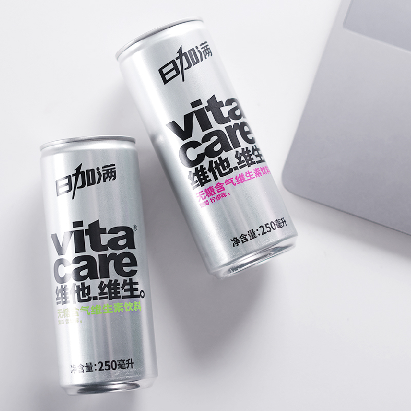 日加满 维生素水 葡萄柠檬含气饮料 250ml*6罐