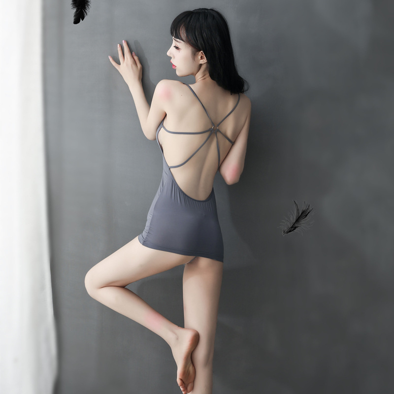 长夜漫漫情趣内衣女 性感诱惑露背情趣裙激情套装 性感包臀裙1037高清大图