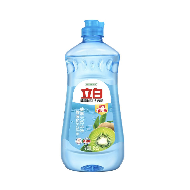 立白酵素洗洁精455g洁净八件套(1470g)高清大图