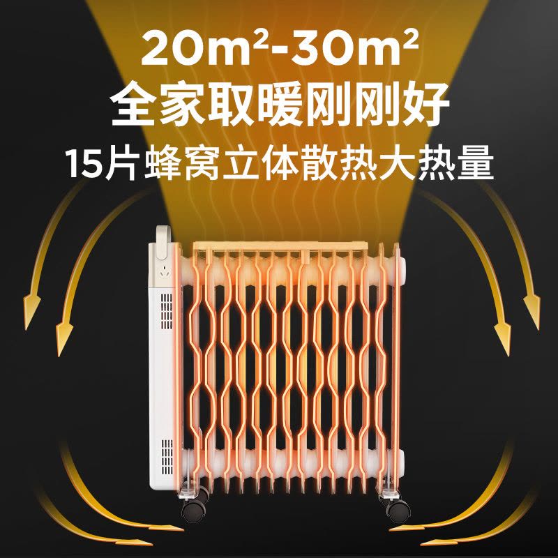 先锋电热油汀CY202ZZ-15R图片