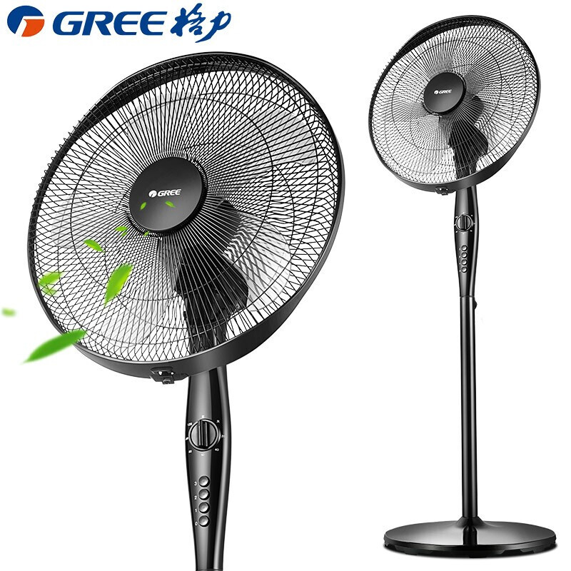 格力(GREE) 电风扇 FD-40X73h5 家用台式 落地扇 5叶机械 定时 摇头扇 空调伴侣