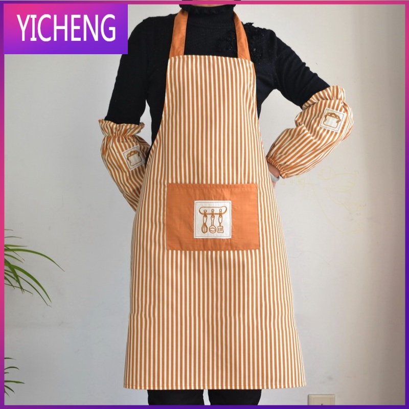 围裙厨房洗碗洗菜防污防油家用做饭韩版时尚可爱女围腰炒菜家务