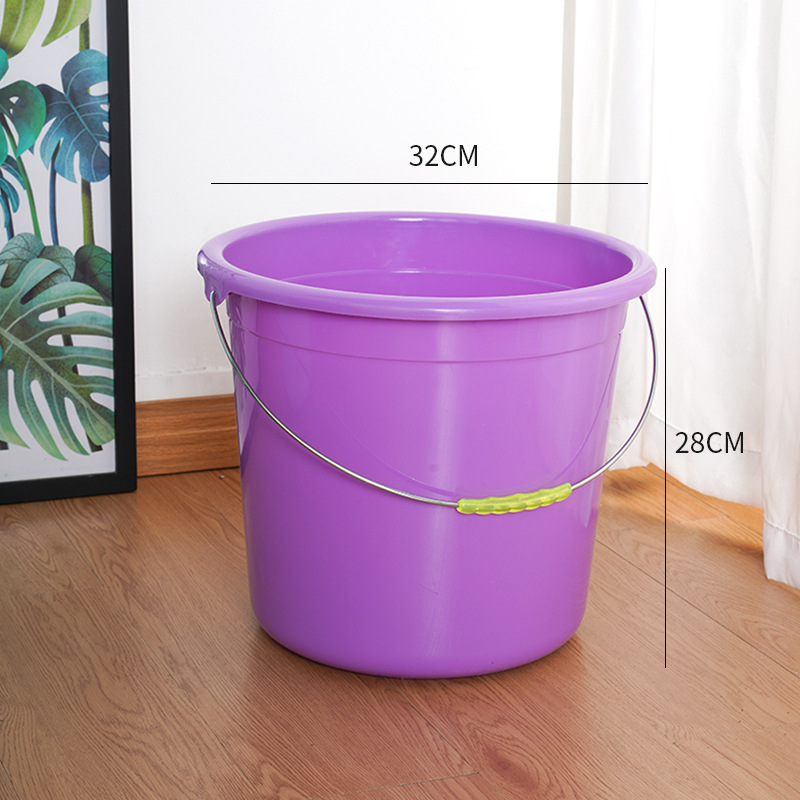 耀豪坤 圆形塑料水桶32CM/个高清大图