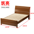 筑亮 实木床 1.2m胡桃色 张