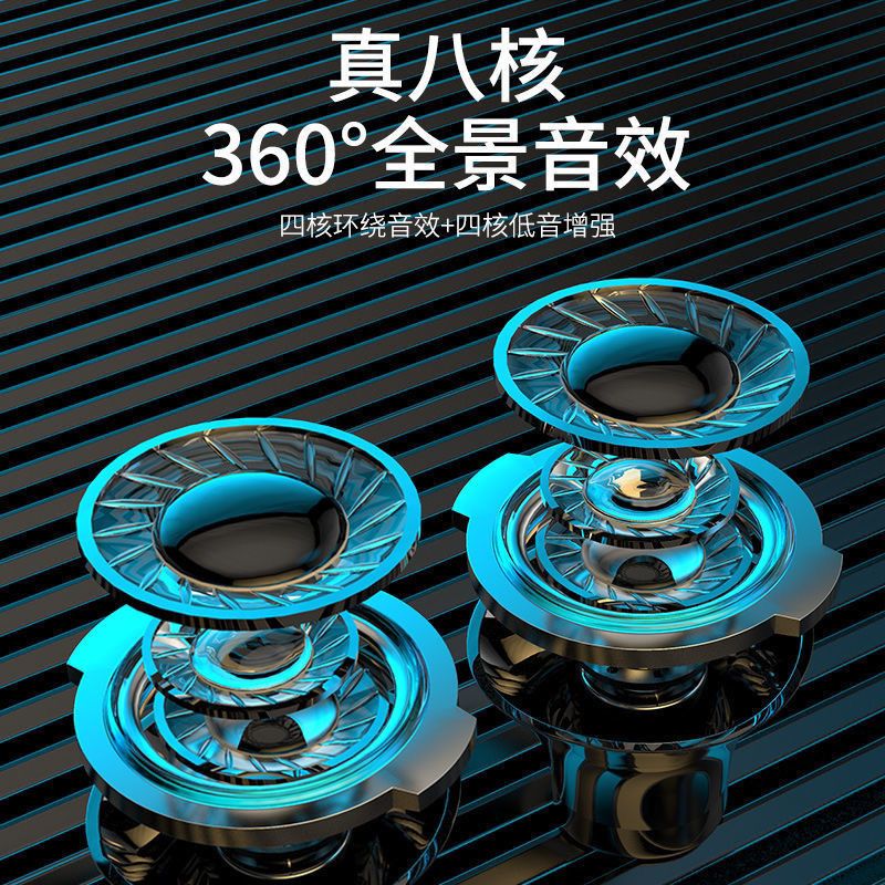 双麦k歌有线耳机全民游戏音乐高音质适用于OPPO华为vivo小米手机 黑色袋装 [主播专用双麦克风]