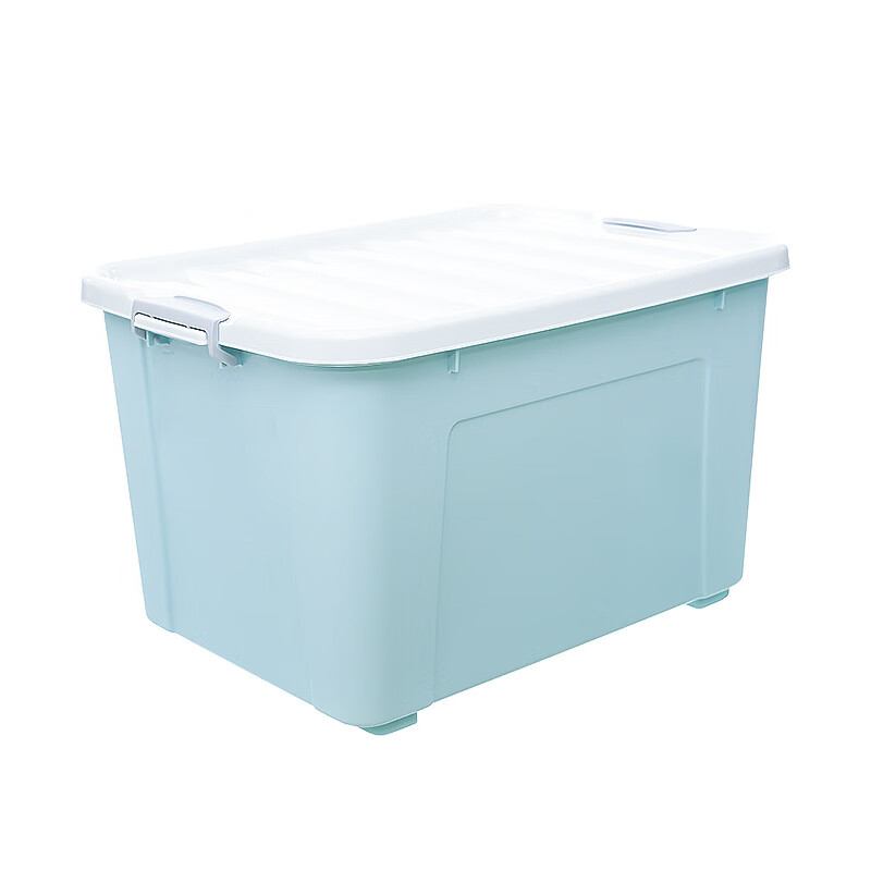 禧天龙(Citylong) X-6137收纳箱3个装(樱草蓝)60L特大号储物玩具收纳箱衣服整理箱车载后备箱