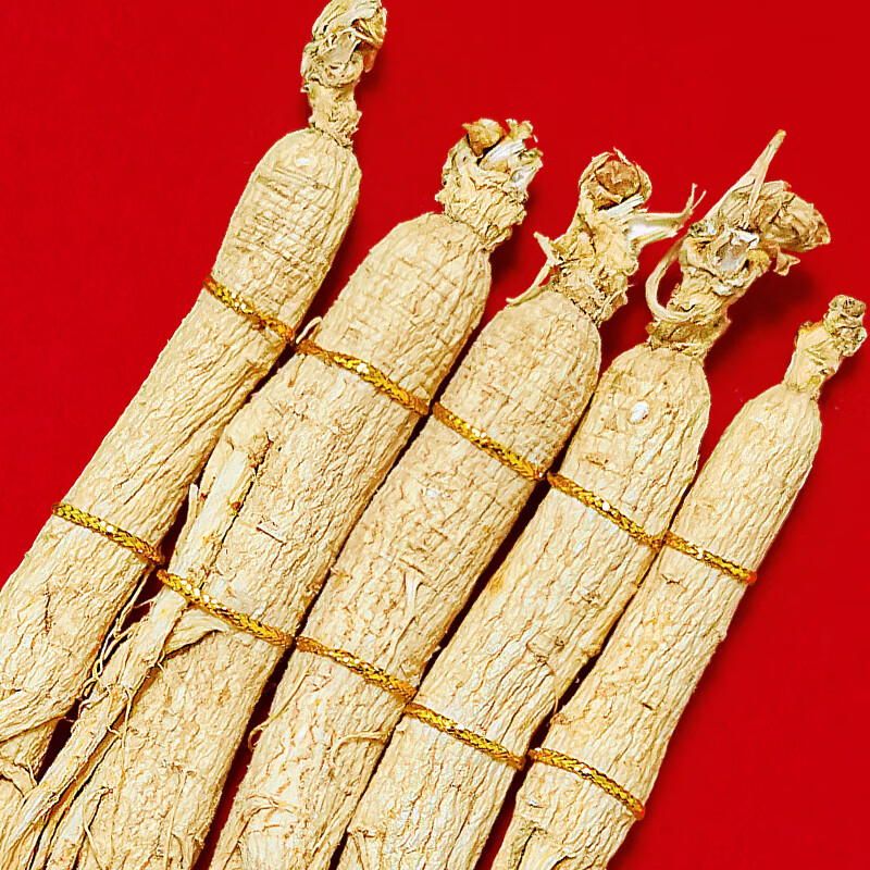 长白山人参泡酒料整参入料醇酿入味皂苷富集暖身益元盒装215g高清大图