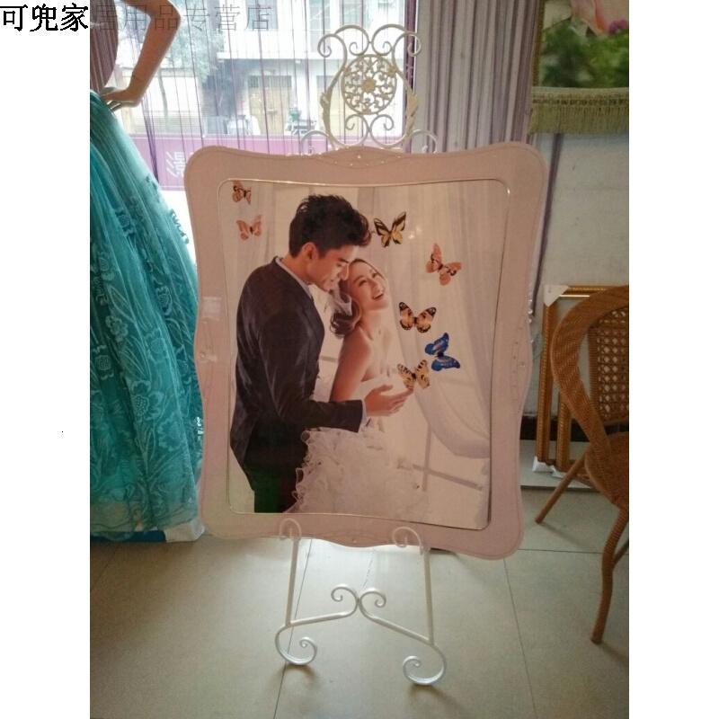 18新款婚礼铁艺油画架迎宾架油画展示架婚庆画架道具相框架海报架首饰奖牌展示板相框