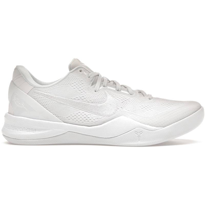 耐克(NIKE)男款休闲板鞋纯白经典复古篮球鞋Kobe系列高街潮流百搭