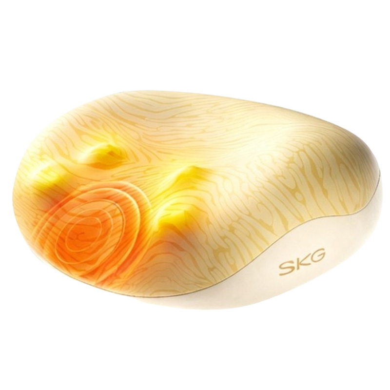 SKG按摩枕立体弧度贴合头颈居家午休安睡都能享受舒缓养护流沙色8511