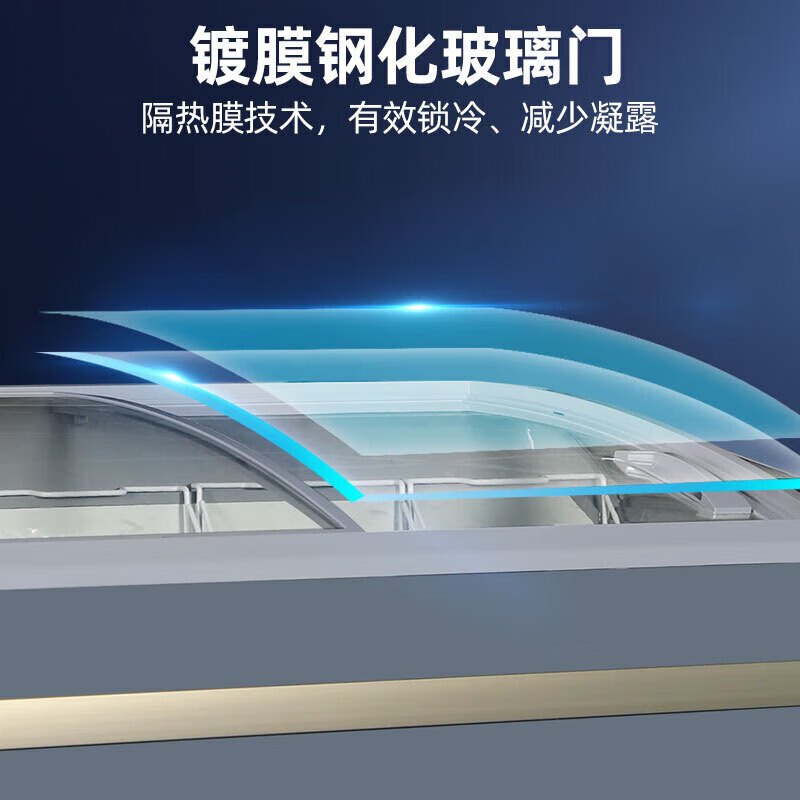 星星(XINGX) 600升 雪糕饮料柜 冰柜商用展示柜 冷藏冷冻转换 卧式展示柜 雪糕柜大容量 SD/SC-609BY