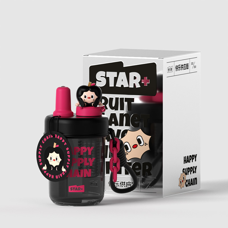 世大家 水果派对花茶杯420ml嘿苹果(黑粉)高清大图