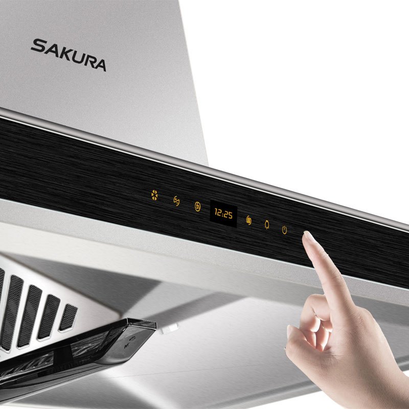 樱花sakura油烟机cxw200r979顶吸式欧式烟机抽吸油烟机家用t型触控式