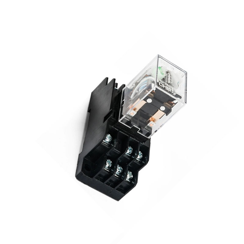 正泰 中间继电器电磁小型继电器 JZX-22F(D)/2Z 8脚带底座直流 DC24V 10个/组 (单位:组)高清大图