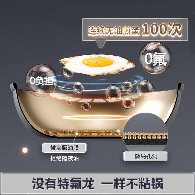 帝伯朗 零氟系列 摩登氧吧锅 32cm丝绒紫DBL-MDYBG01高清大图