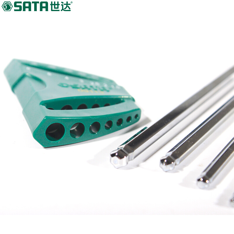 世达(SATA) 09113 7件加长球头内六角扳手组套