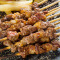 大庄园尚品牛肉烧烤串200g/袋(约10串)腌制BBQ串烧食材半成品 手工串制生鲜牛肉串 烤箱适配