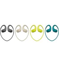 索尼(SONY)NW-WS413防水游泳跑步运动mp3音乐播放器一体耳机 4G 乳白色