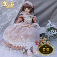 正品多丽丝凯蒂娃娃kiligdoll换装关节仿真娃娃公主玩具女孩 莱蕾 [凯蒂60cm宫廷版]+1套换装衣服&送养护礼包