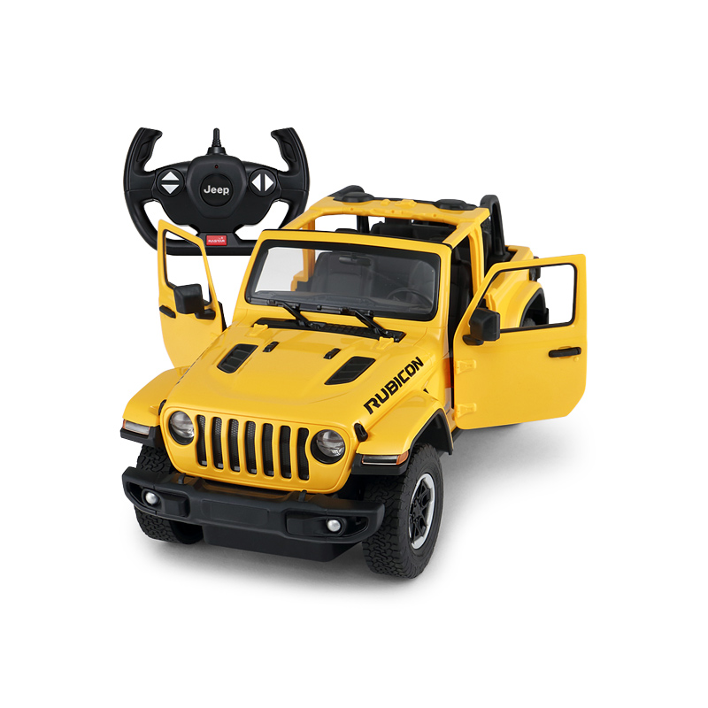 星辉 1:14遥控车吉普jeep wrangler 黄色