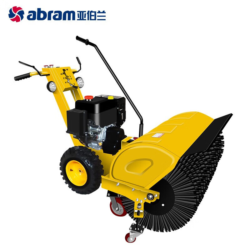 亚伯兰 扫雪车(汽油款15马力)手推式扫雪车 配滚刷+抛雪 110SX -PLUS 黄色 YGQC