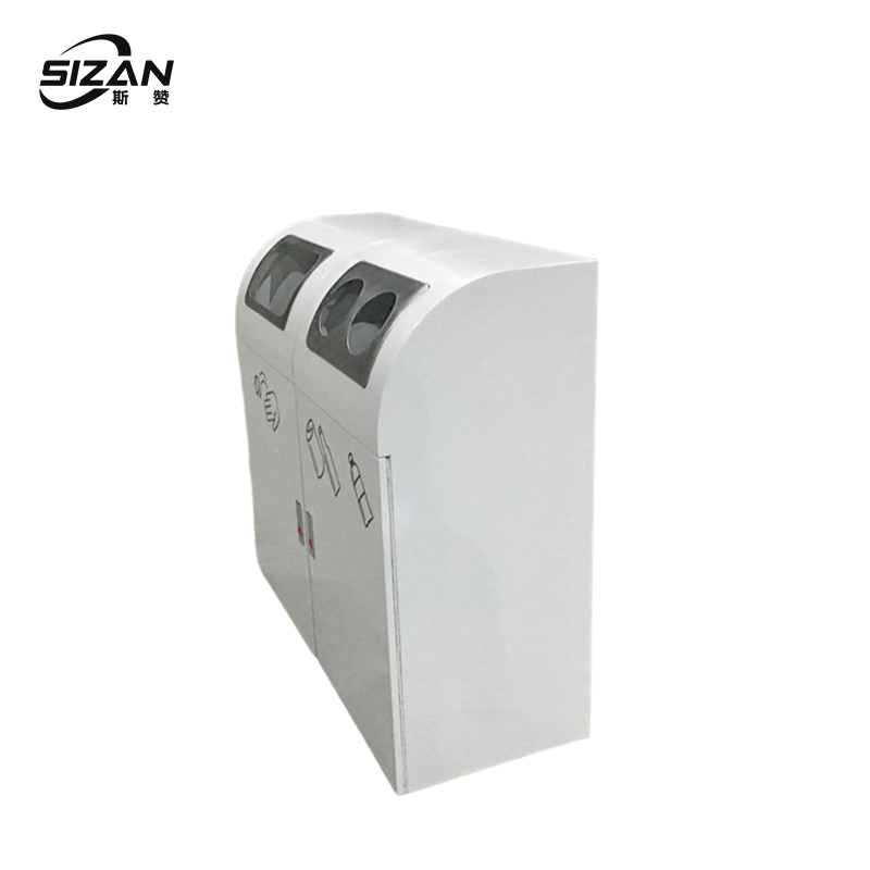 斯赞 室内分类环保垃圾桶 二分类84*36*80cm 个高清大图