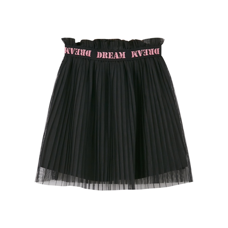 [99元3件]moomoo童装女童半身裙儿童裙子夏季新款洋气蓬蓬女中童网纱半裙高清大图